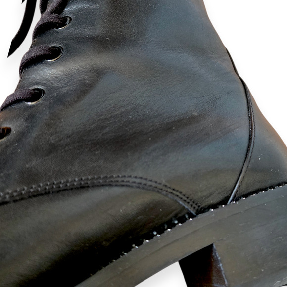 Stuart Weitzman Black Crystal Sondra Shine Smooth Calf Leather Bootie Size 7.5 - Picture 12 of 12